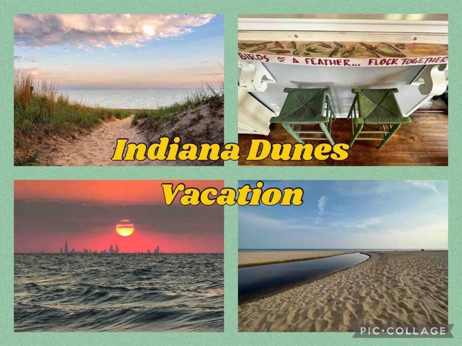 Blue Birdhouse - Indiana Dunes - Pet Friendly Chesterton Bagian luar foto